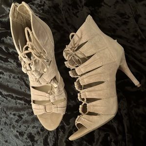 Jessica Simpson bootie strap sandal heels